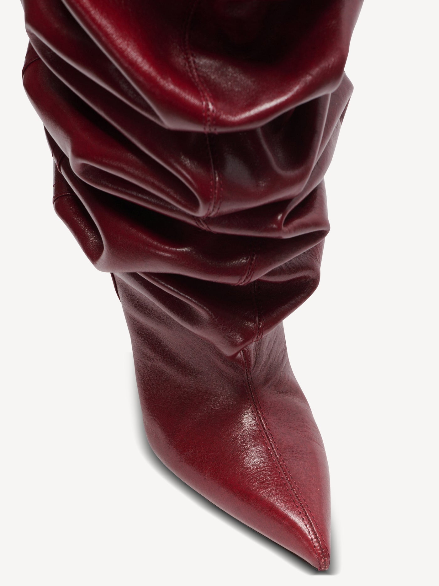 Wedge thigh-high boots