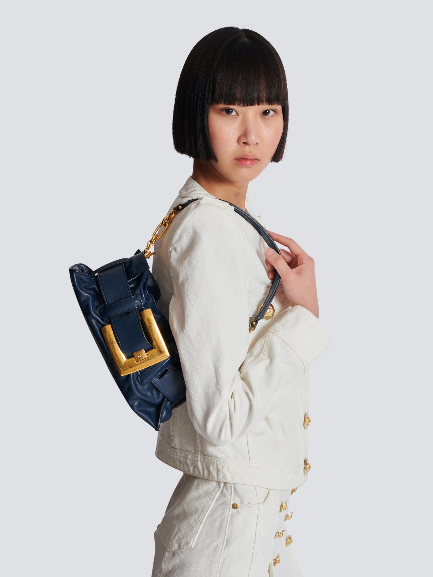 Mini Anthem bag in leather