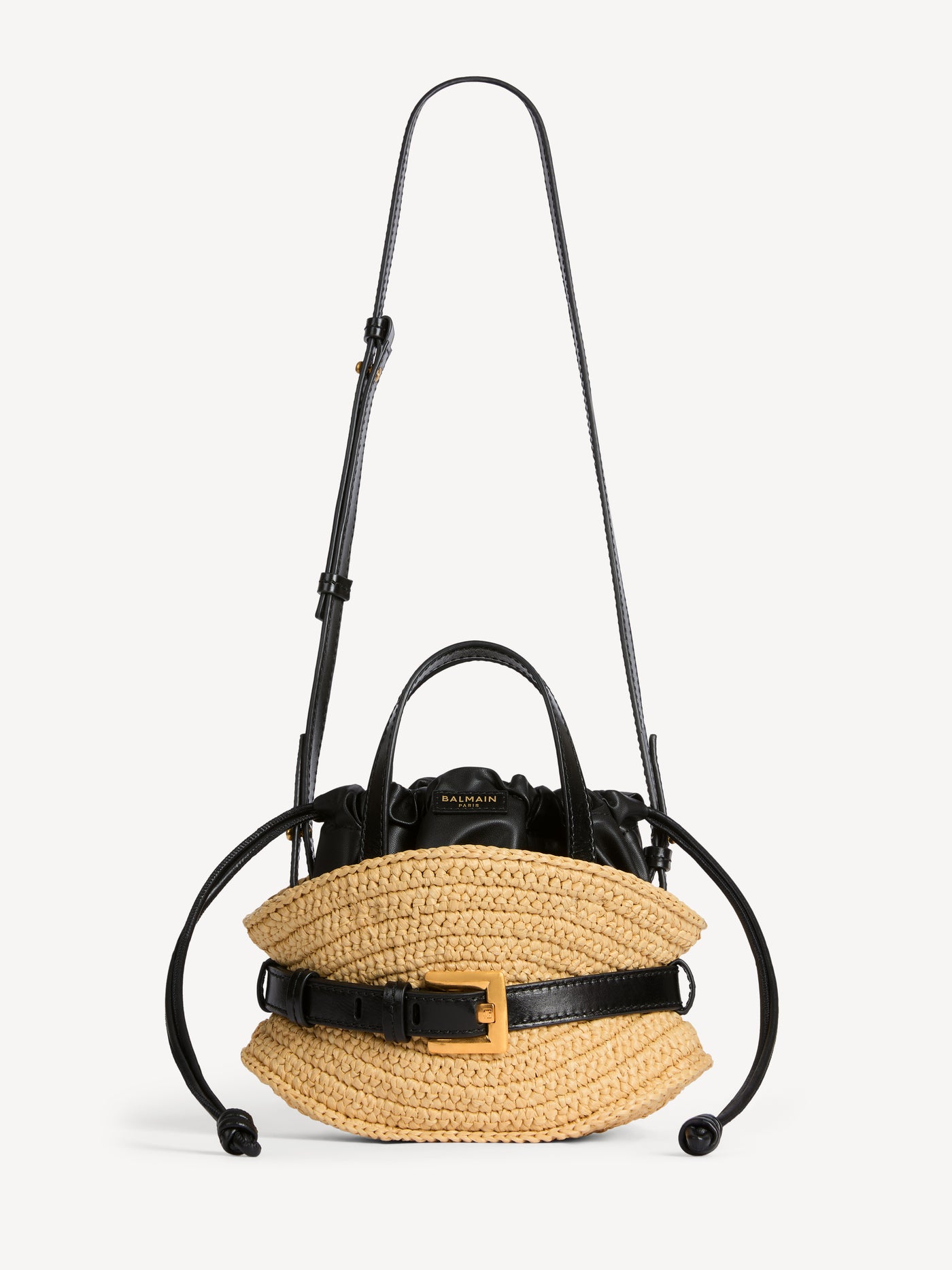 Shuffle Mini bag in raffia