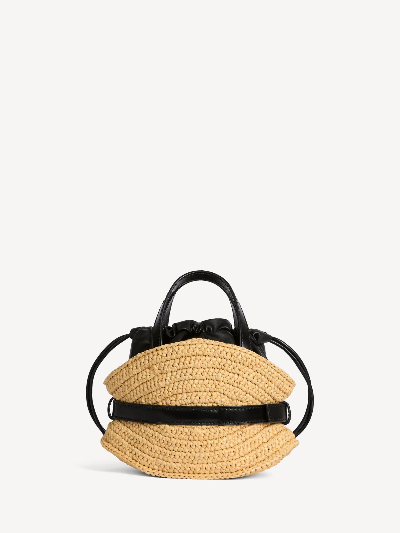 Shuffle Mini bag in raffia