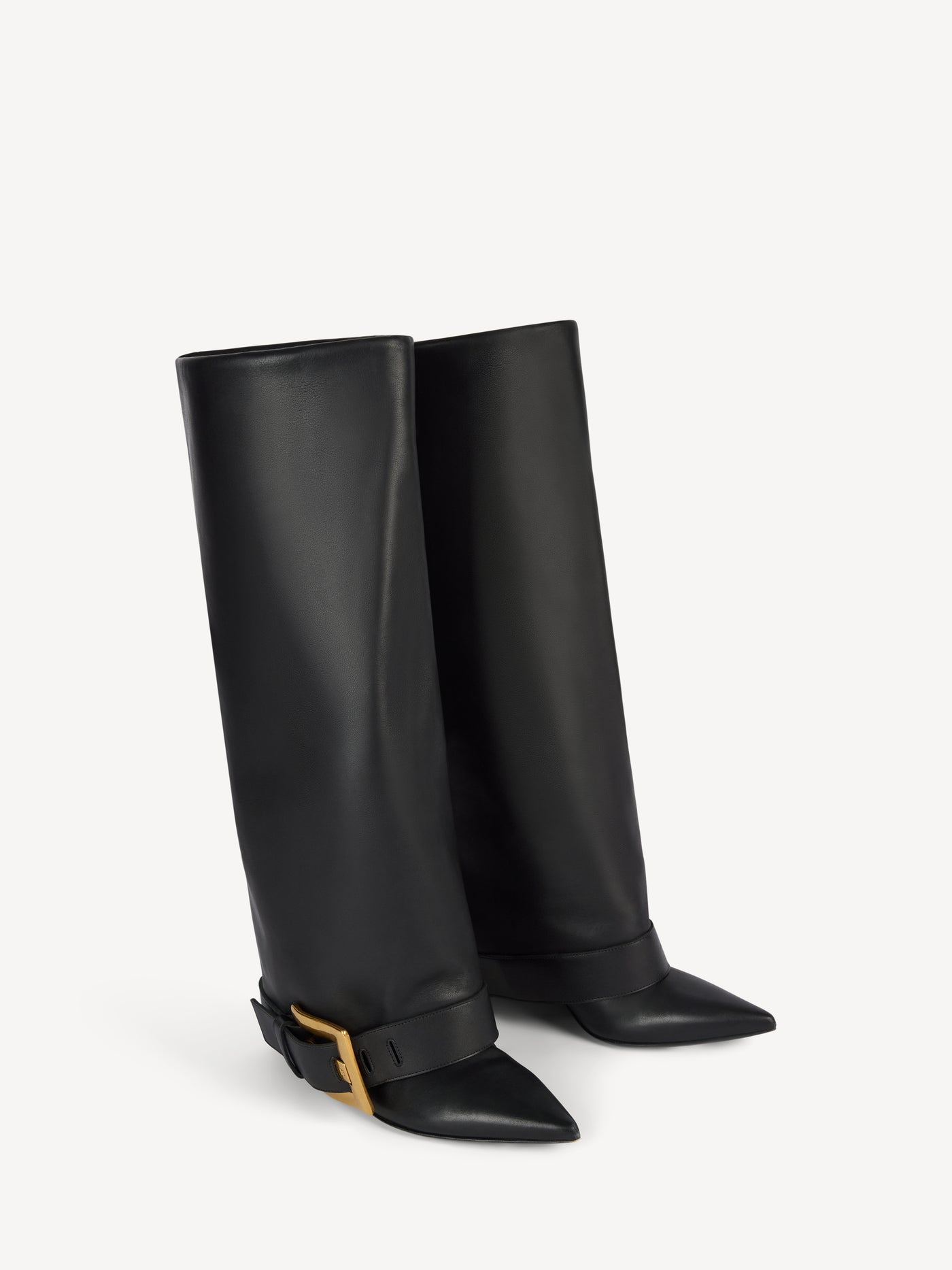 Anthem calfskin leather boots