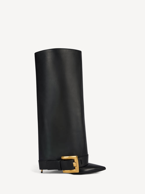 Anthem calfskin leather boots