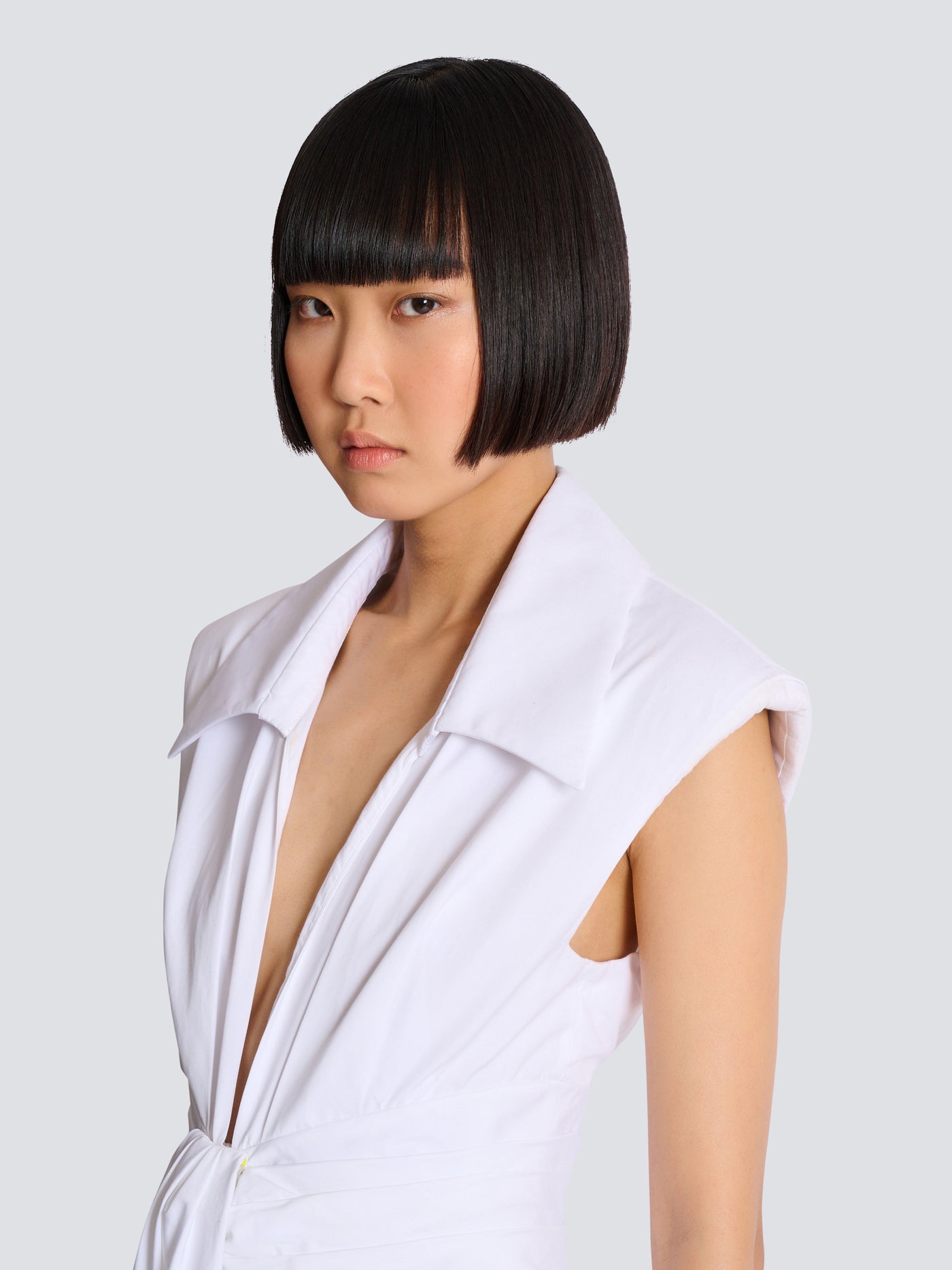 Cotton shirt dress