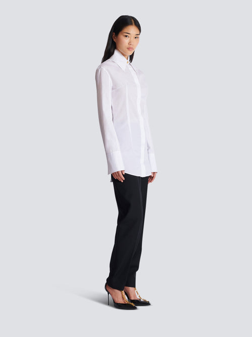 Cotton poplin shirt