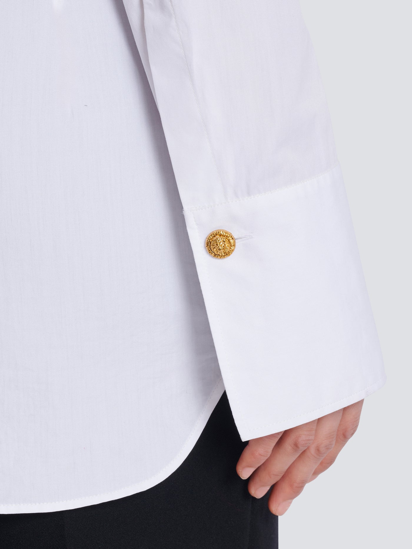 Cotton poplin shirt