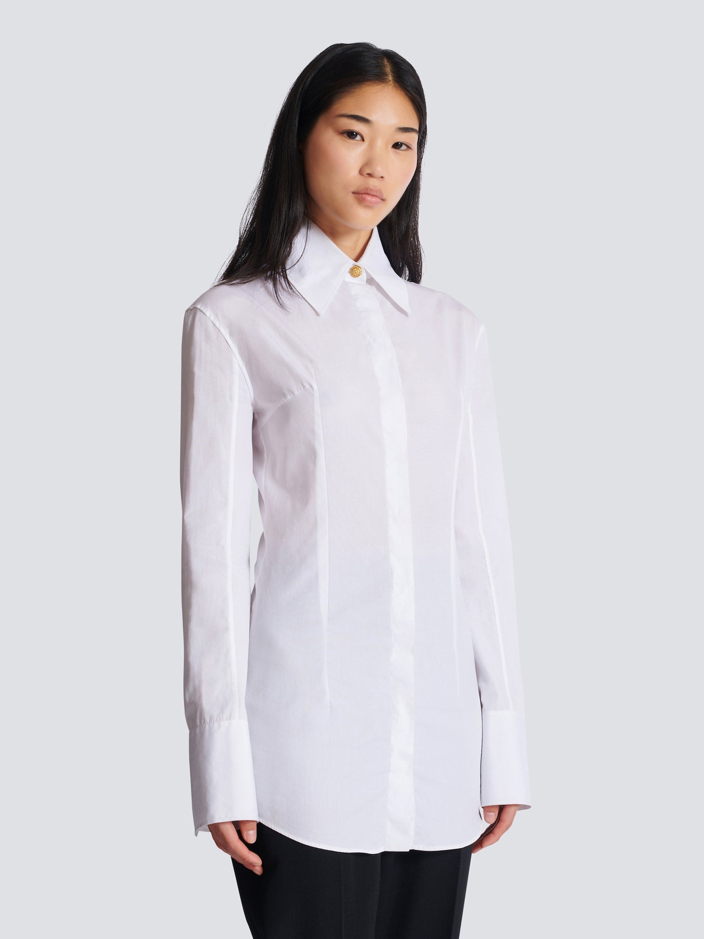 Cotton poplin shirt