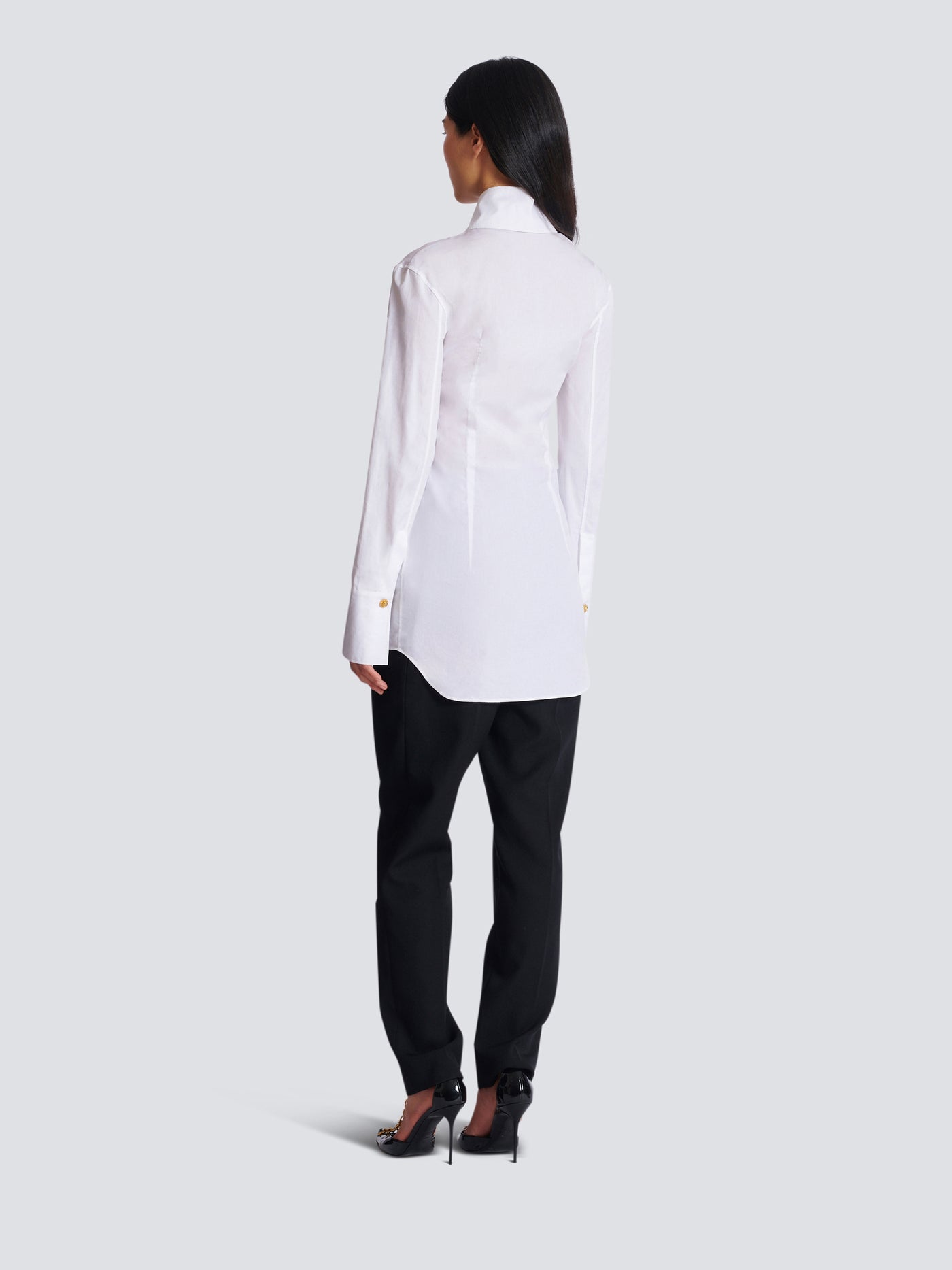 Cotton poplin shirt