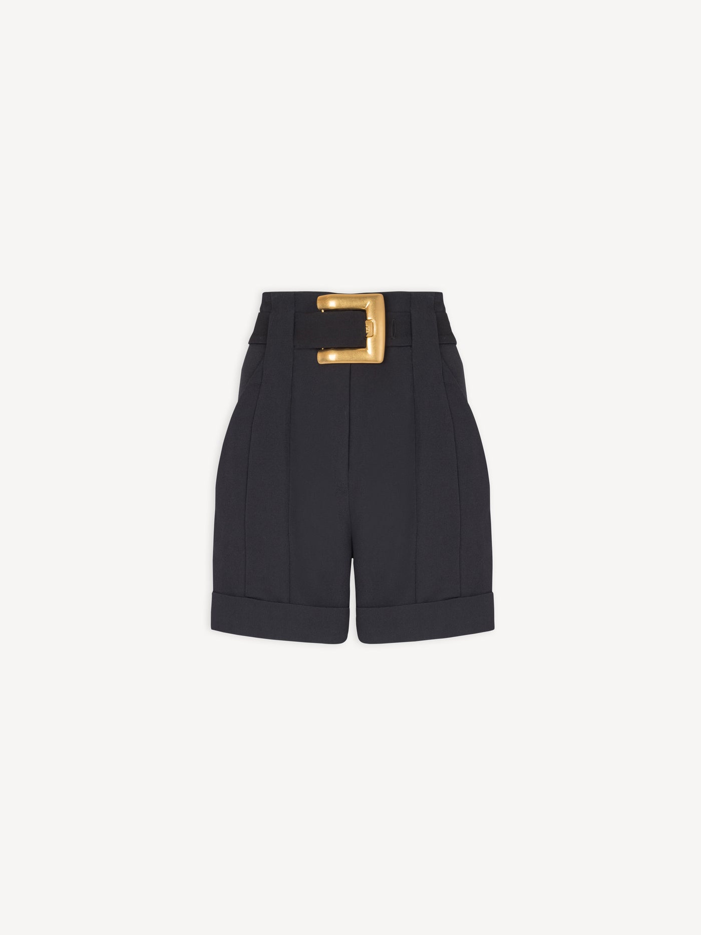 Grain de poudre shorts with belt