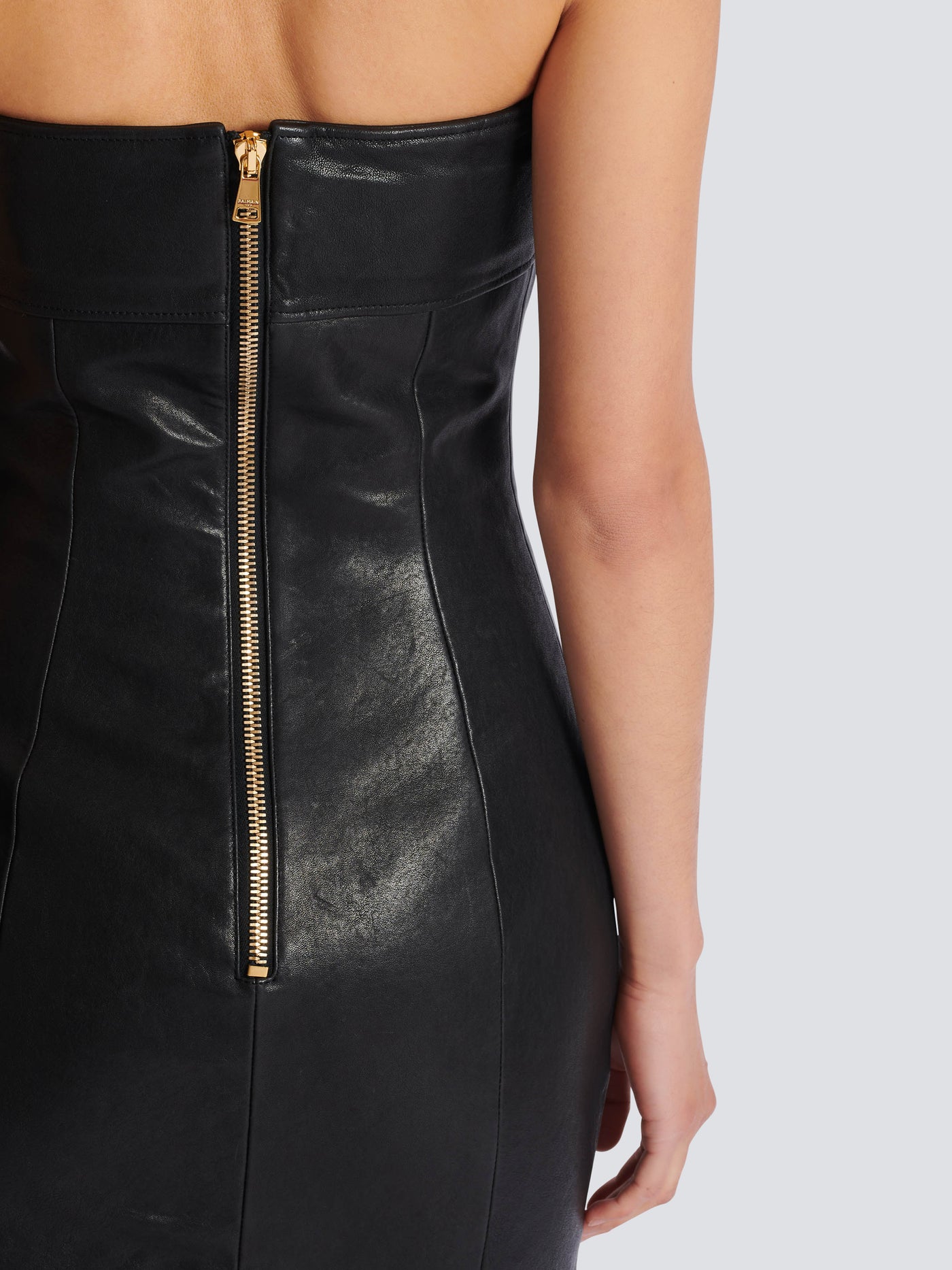 Bustier dress with belt detail