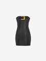 Bustier dress with belt detail