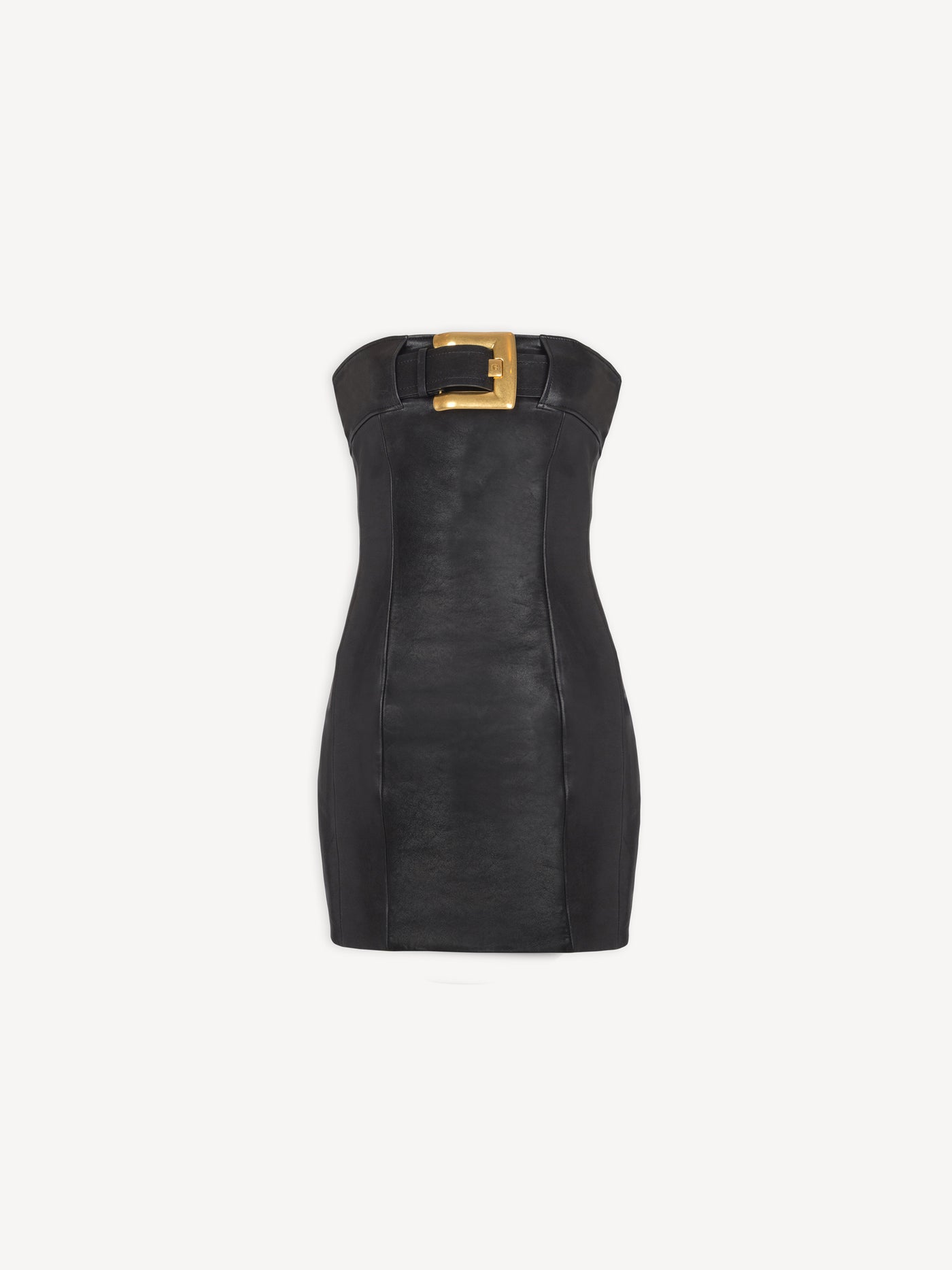 Bustier dress with belt detail