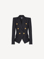 6-buttons tweed jacket