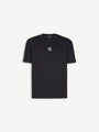 T-shirt with embroidered logo