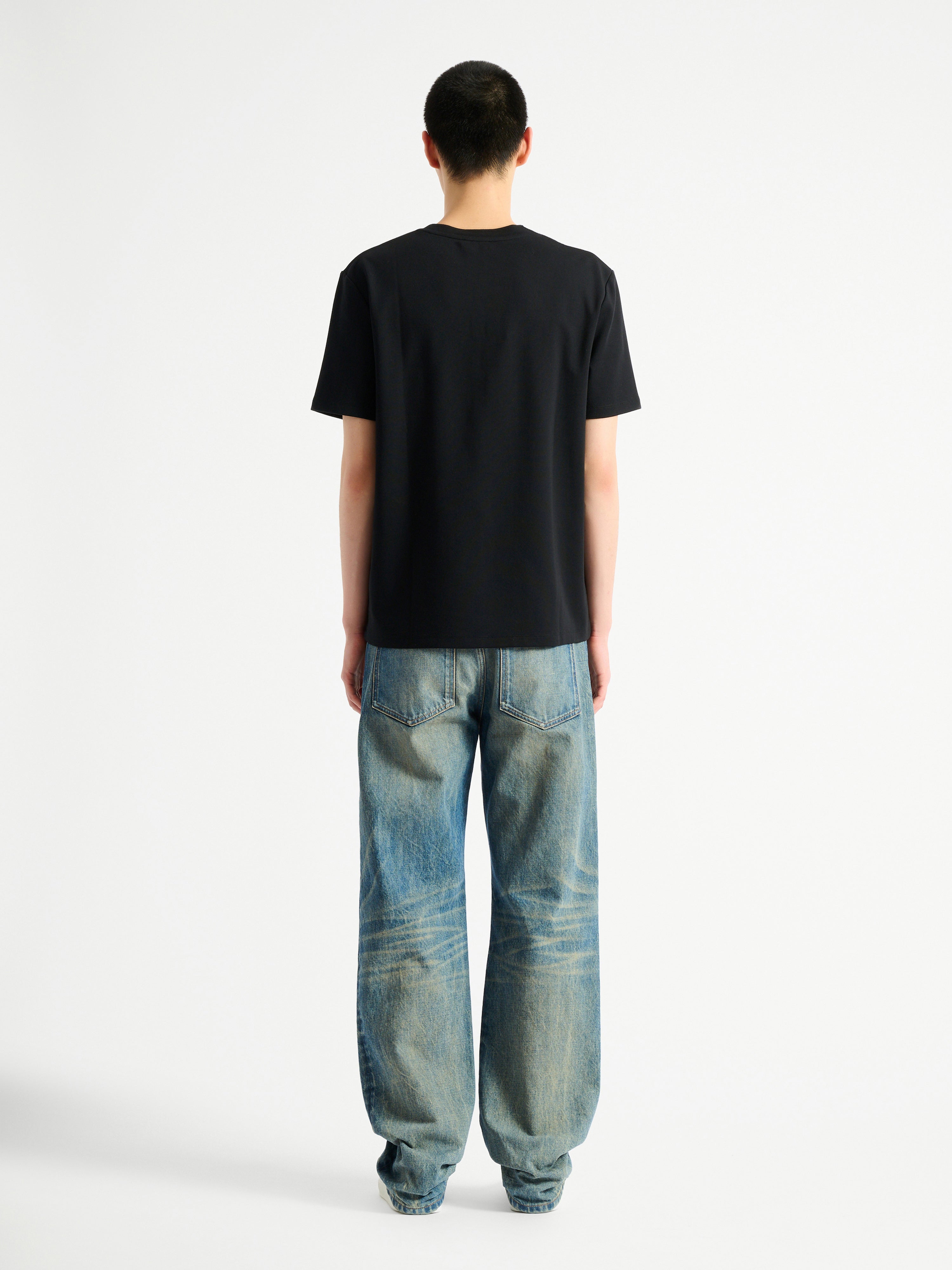エンブロイダリーロゴ Tシャツ 黒 - メンズ | BALMAIN