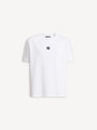 T-shirt with embroidered logo