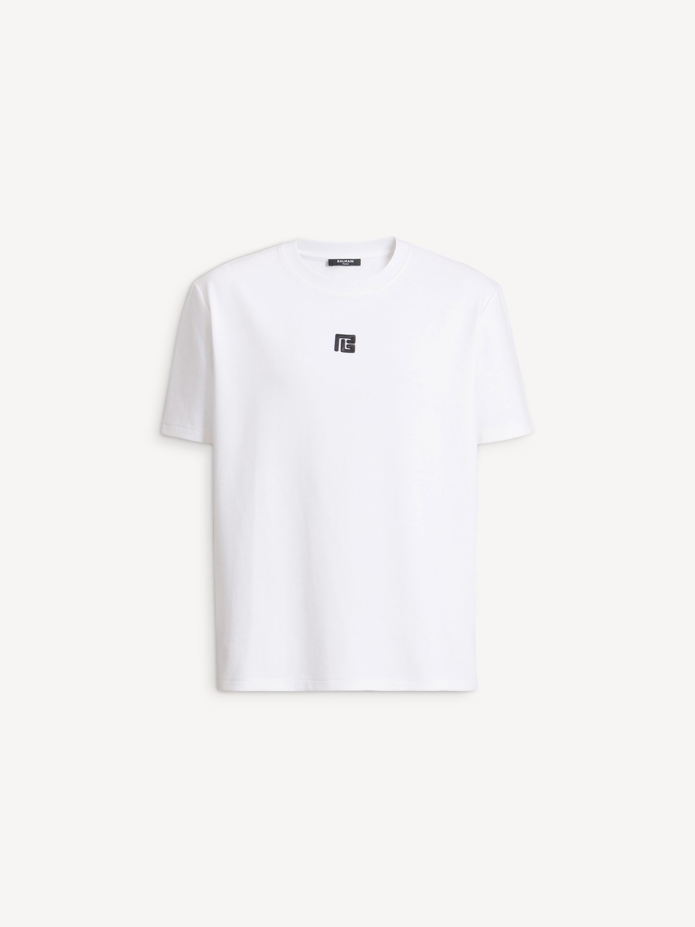 T-shirt with embroidered logo