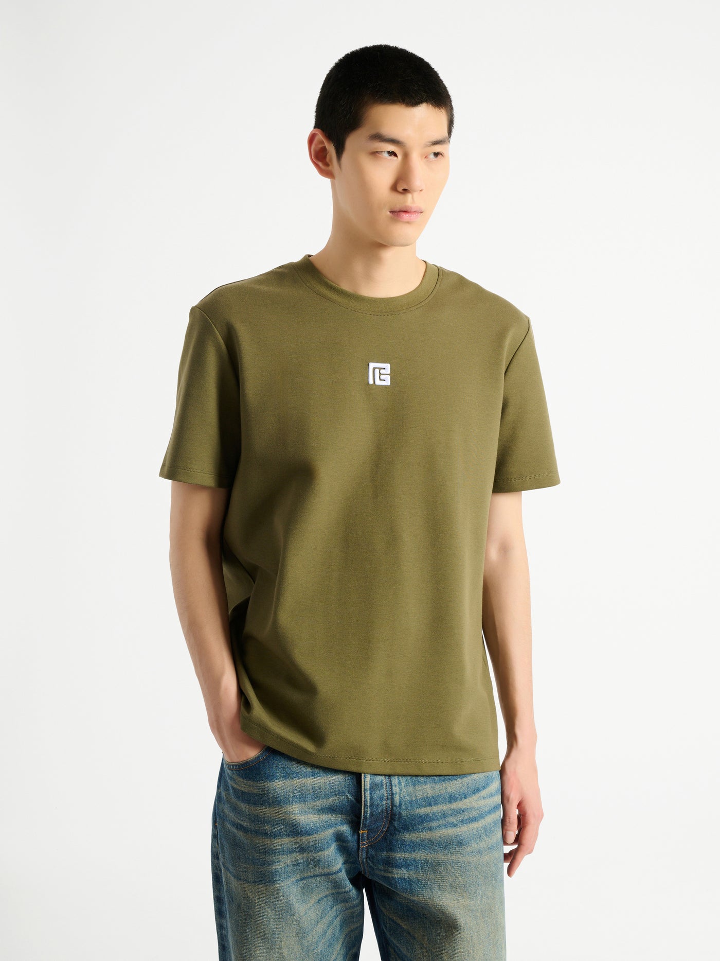 Embroidered PB Logo T-shirt