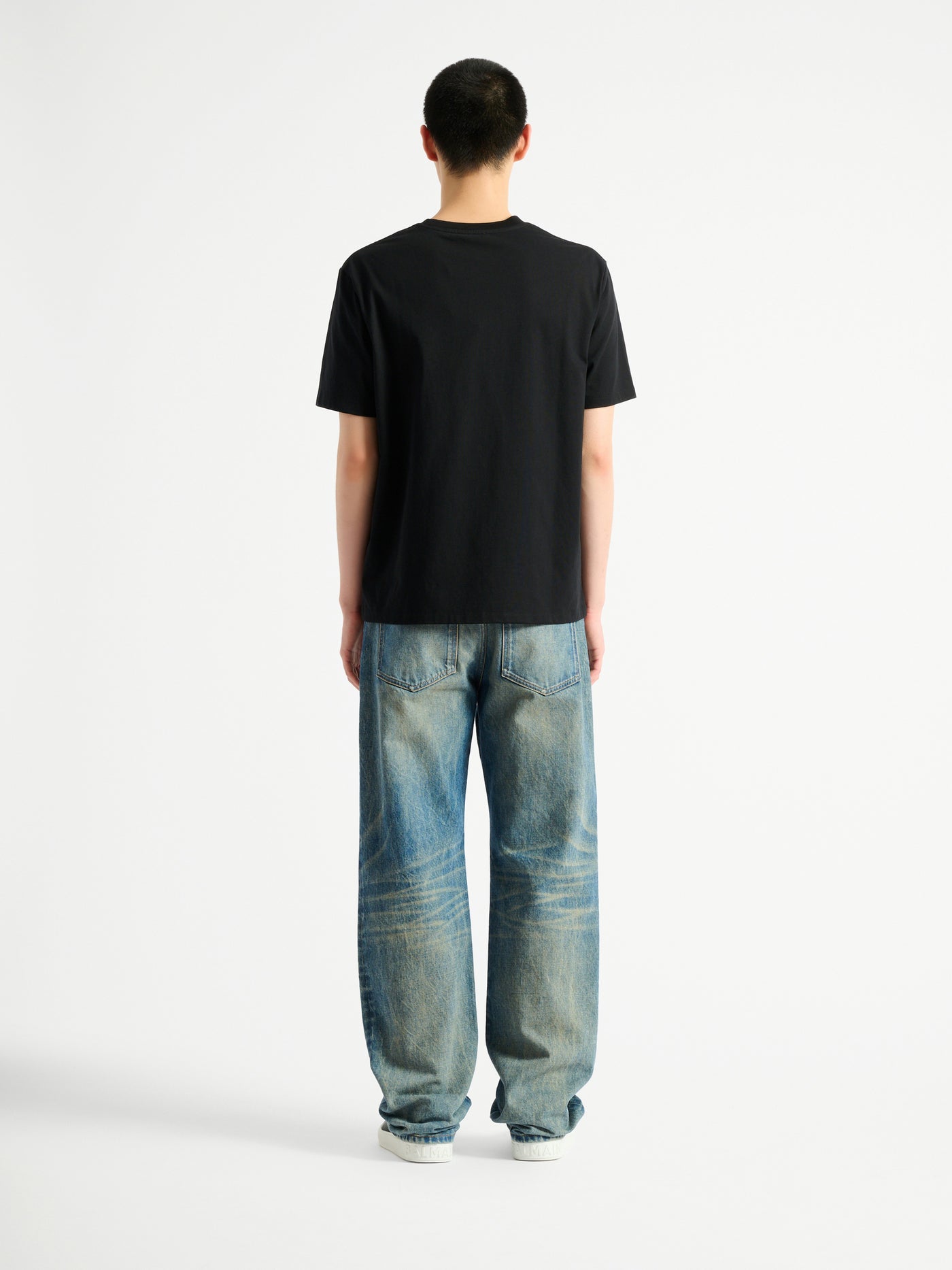 T-shirt with Balmain Paris print