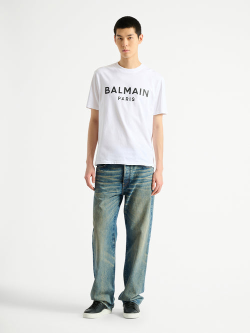 Printed Balmain Paris T-shirt