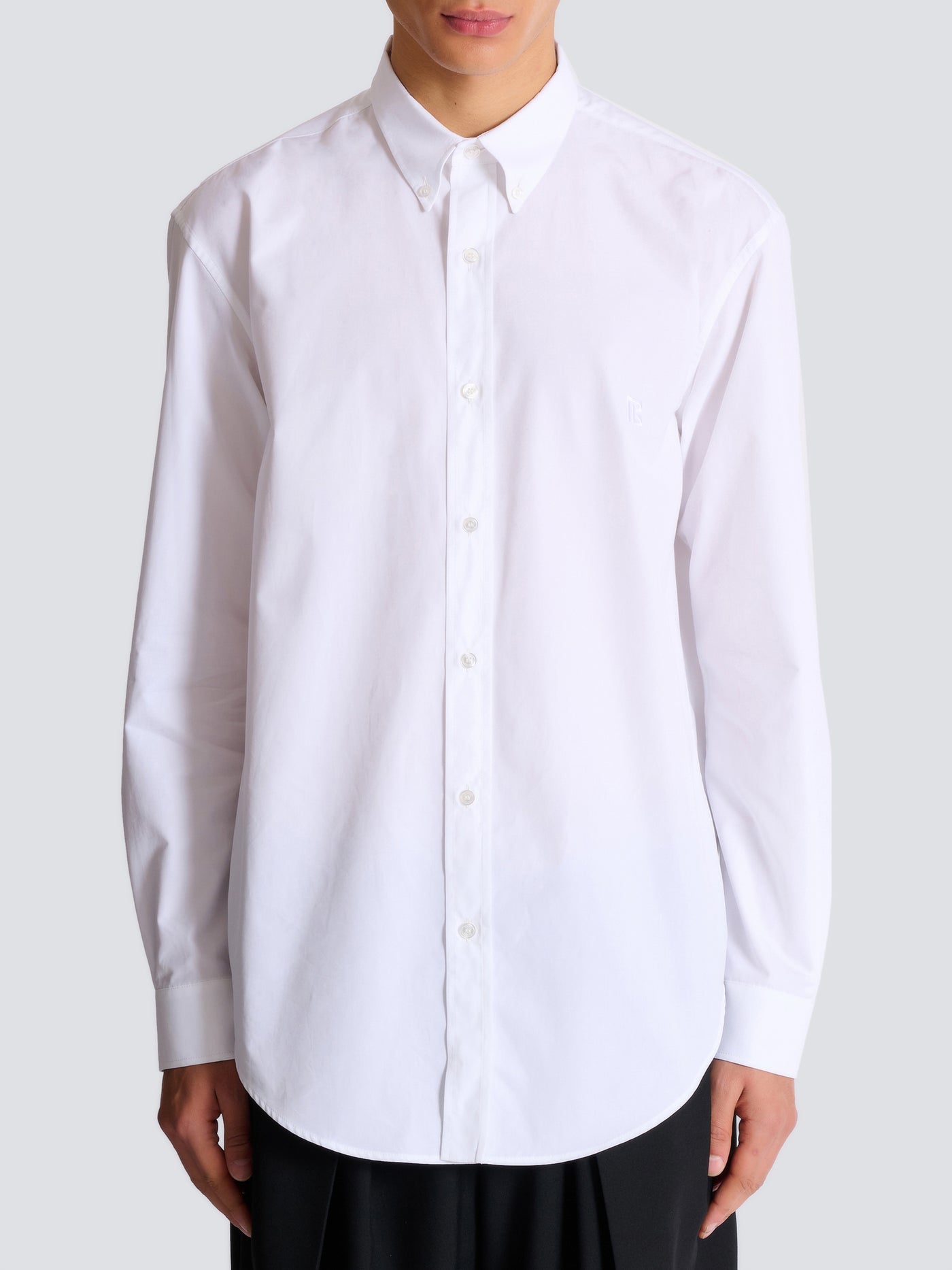Cotton poplin shirt