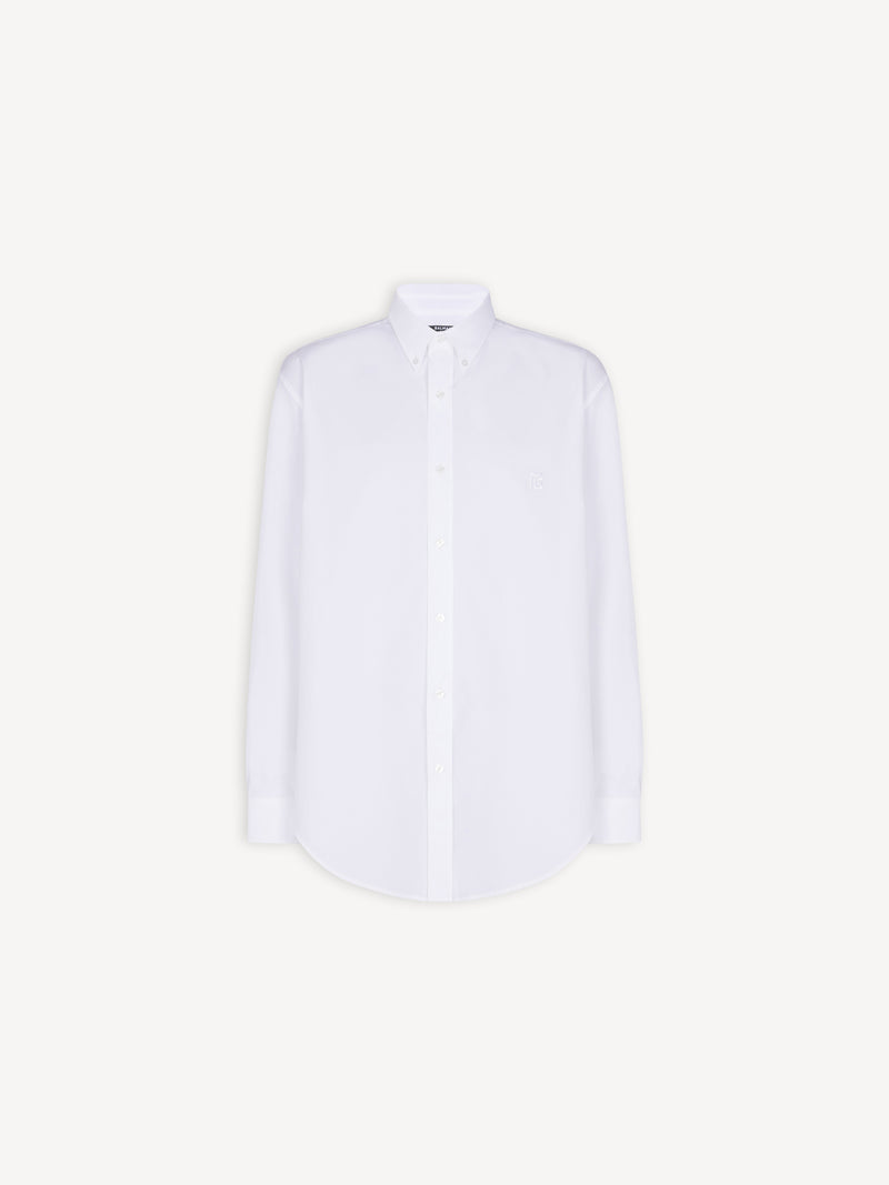 Camicia in popeline di cotone