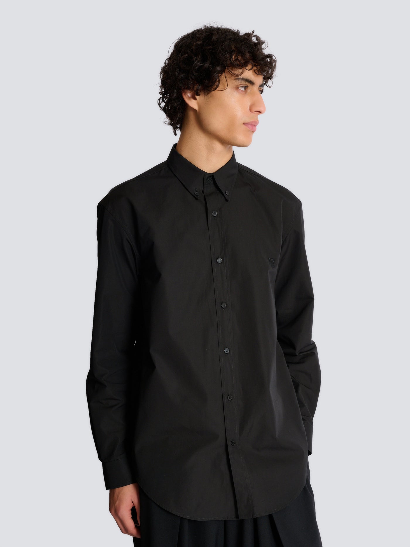 Cotton poplin shirt