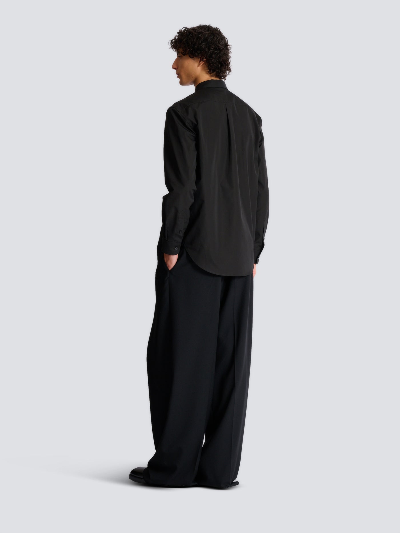 Cotton poplin shirt