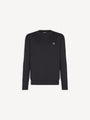 Fine silk and cotton jumper