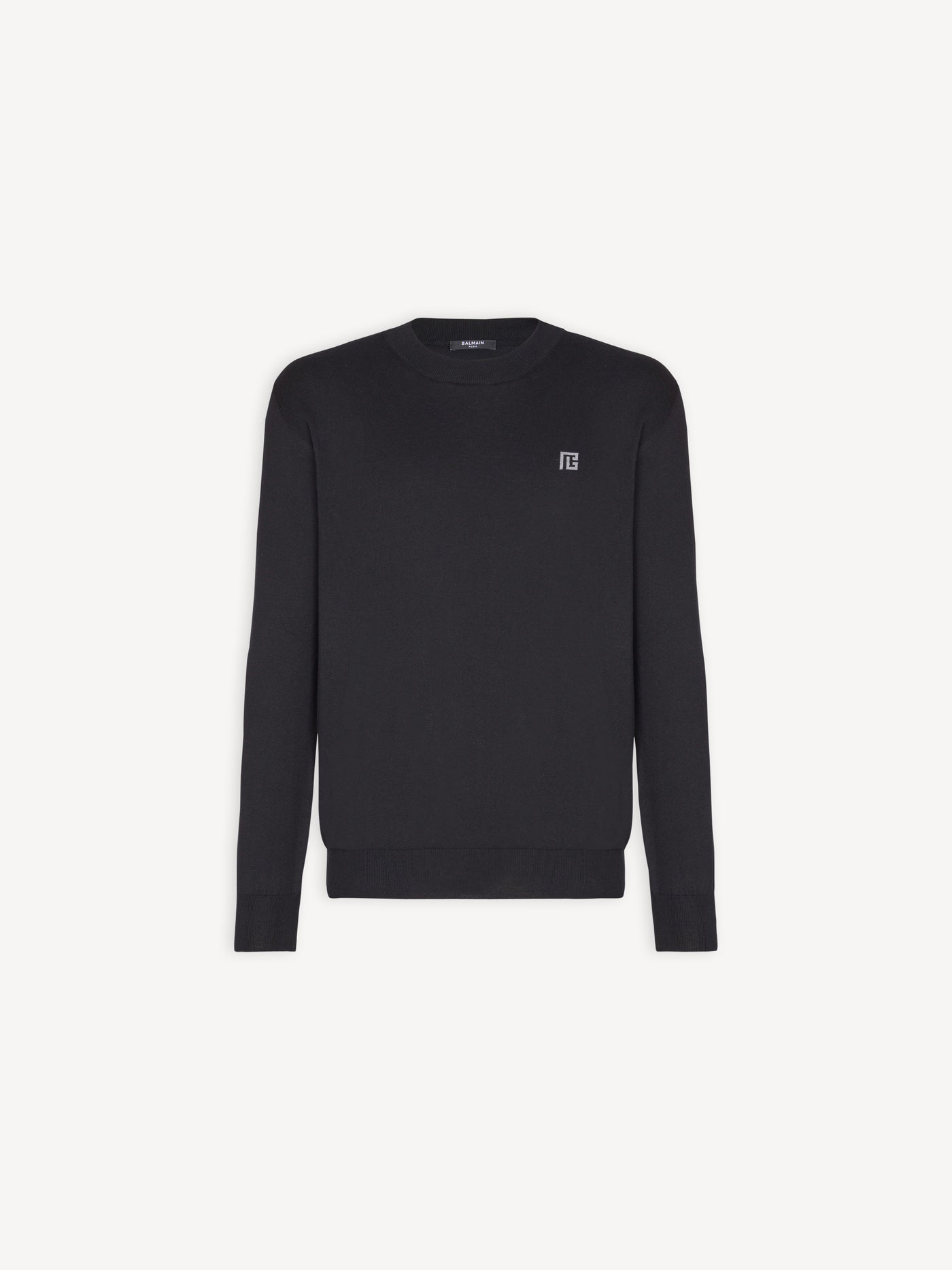 Fine silk and cotton jumper
