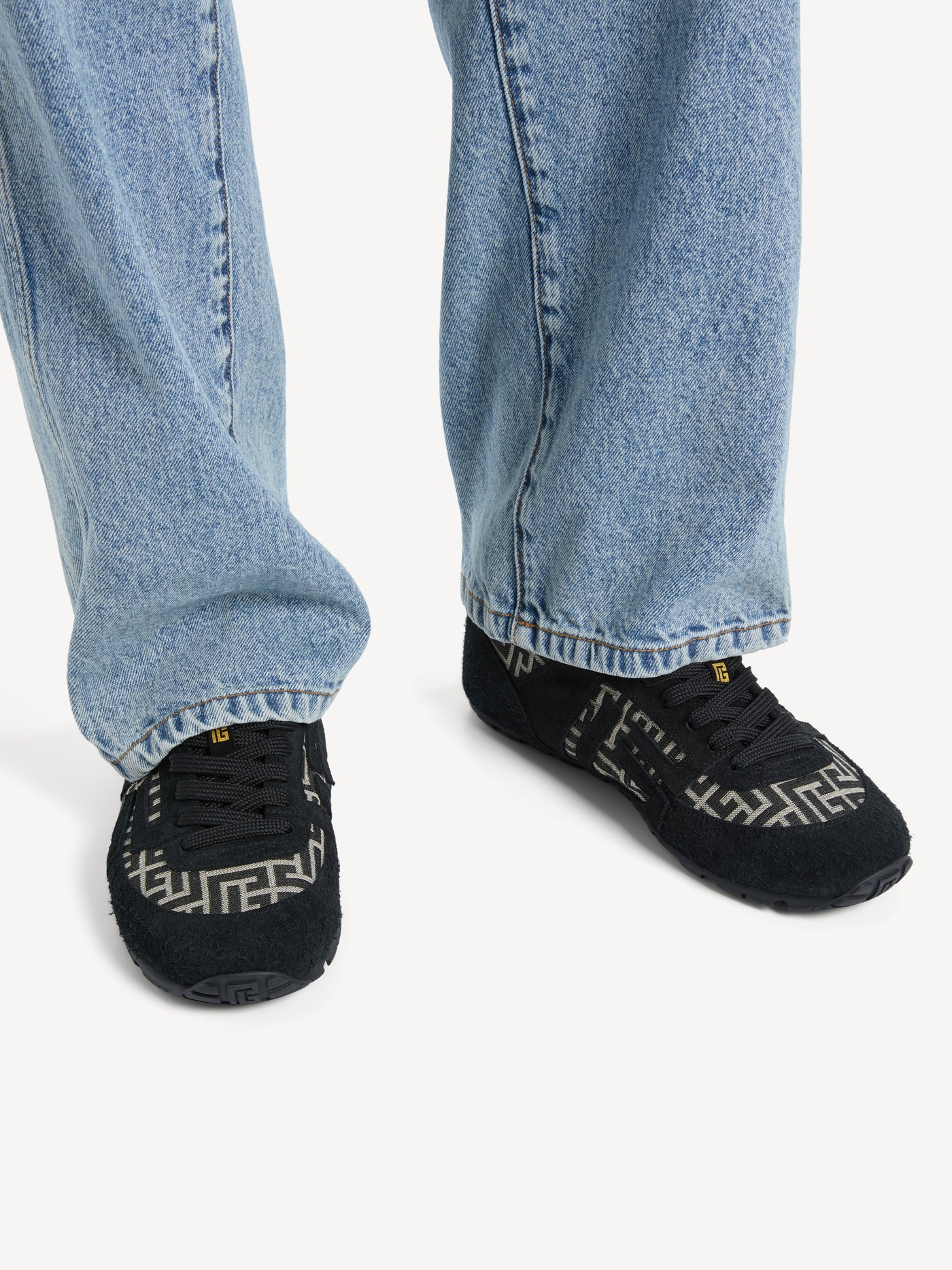 Racer 45 monogram jacquard trainers