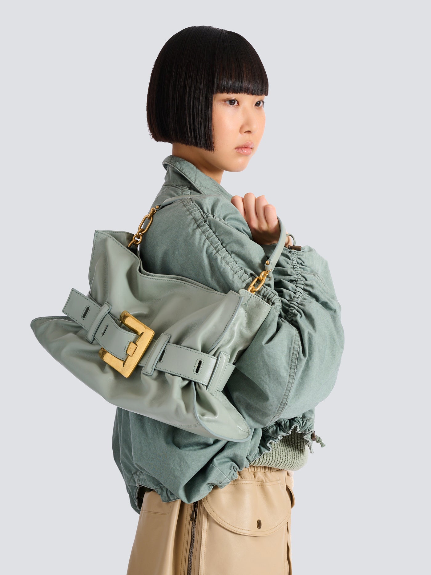 Medium Anthem bag in calfskin leather