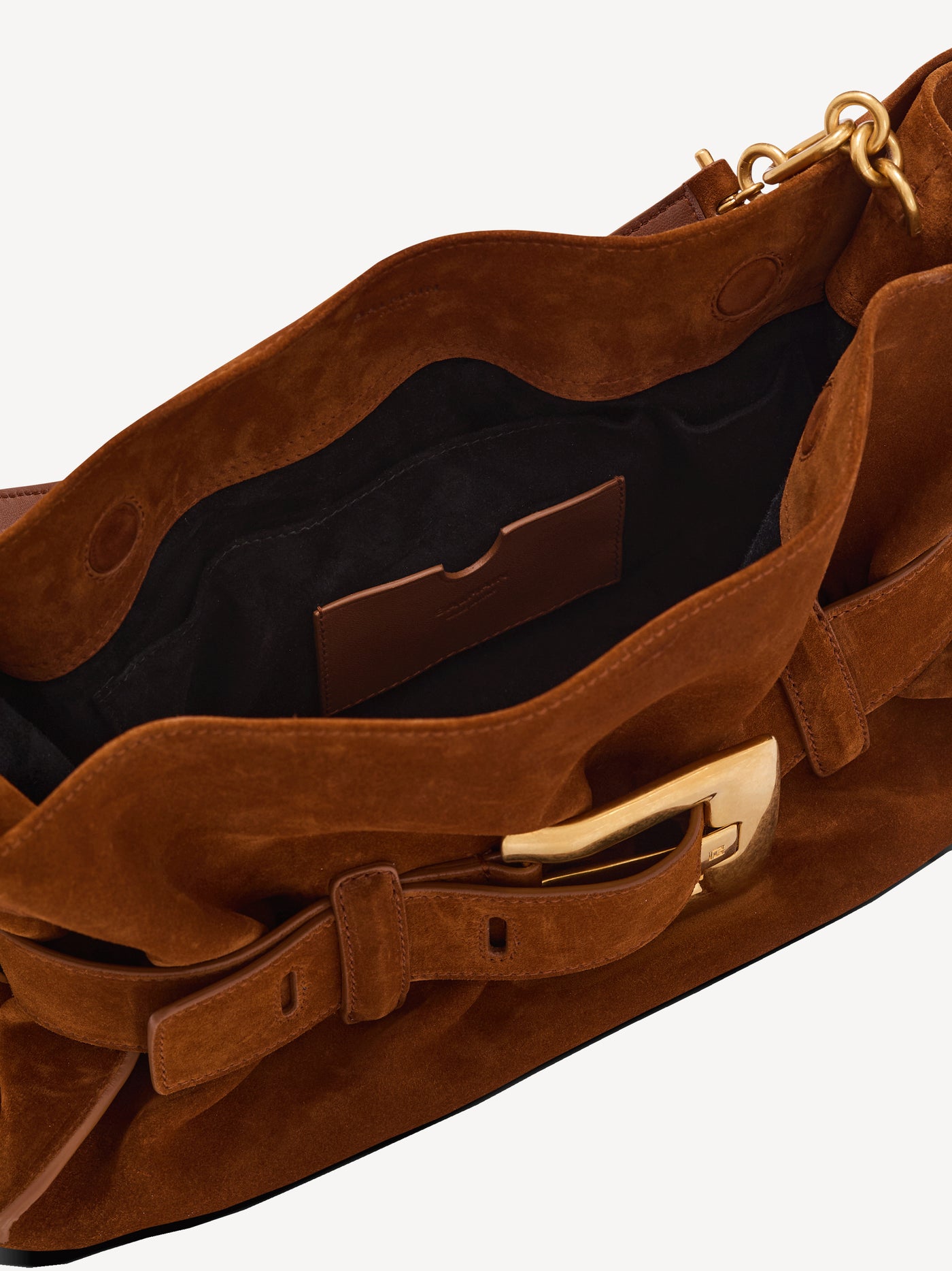 Anthem Medium suede leather bag