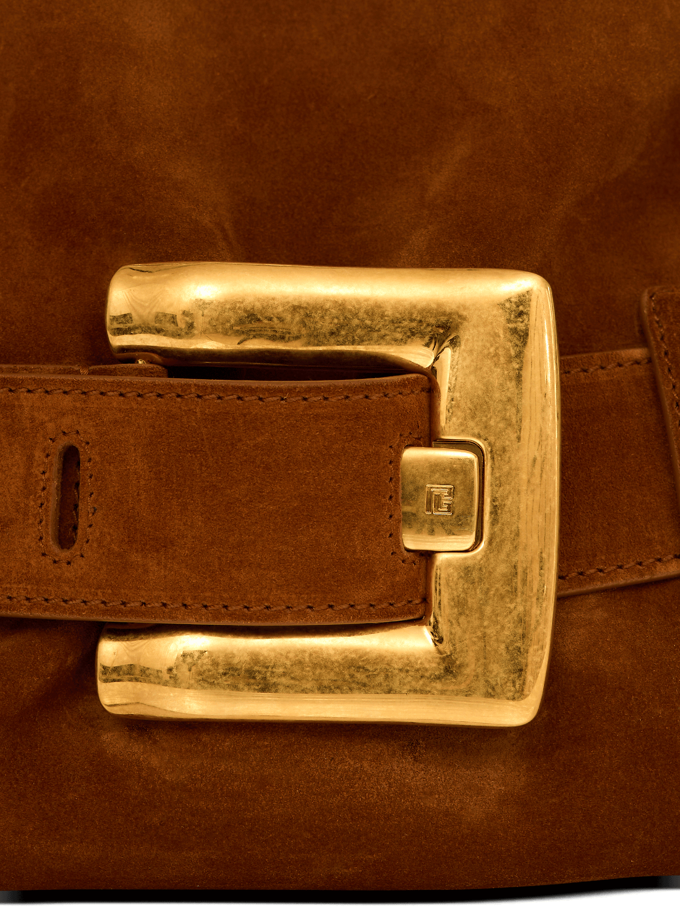 Anthem Medium suede leather bag