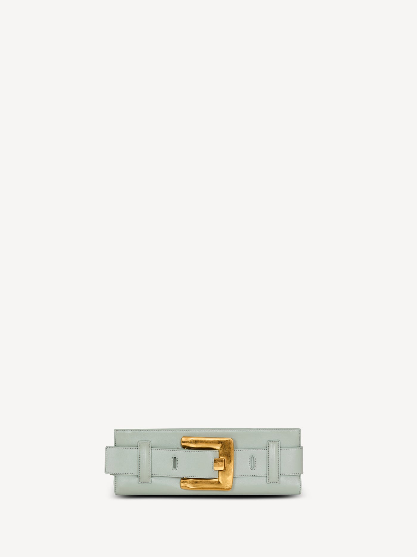 Anthem calfskin leather clutch