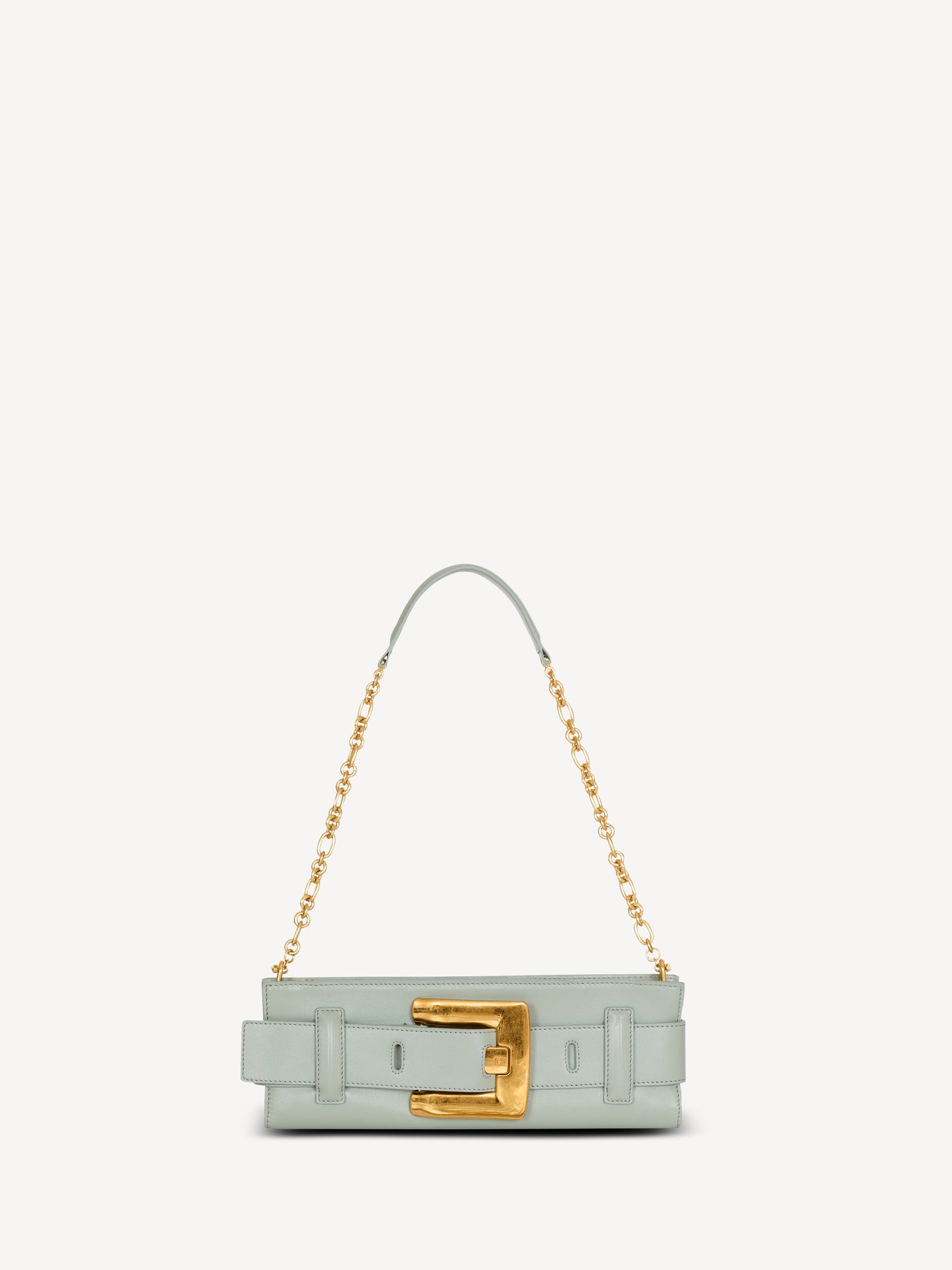 Anthem calfskin leather clutch