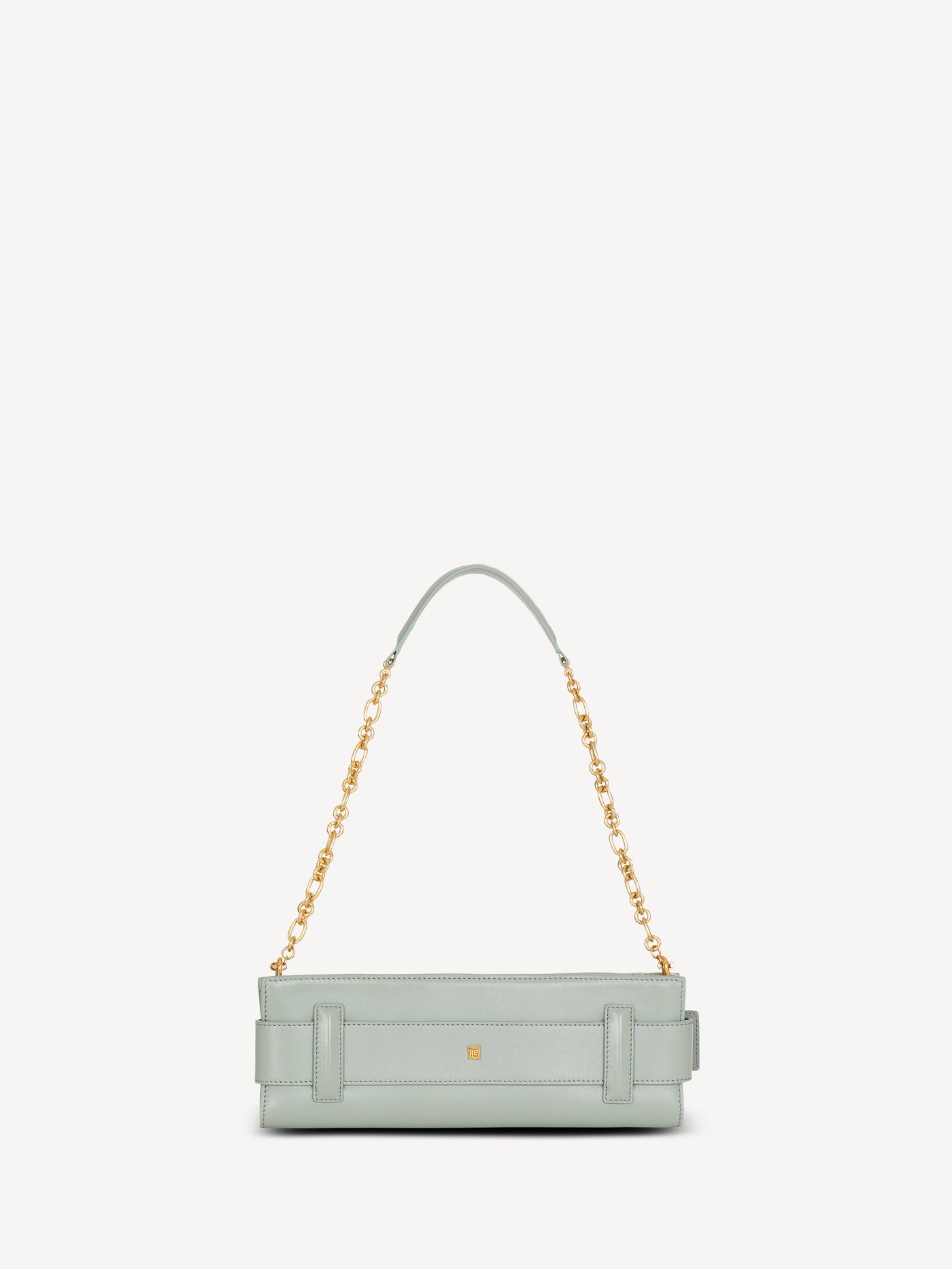 Anthem calfskin leather clutch