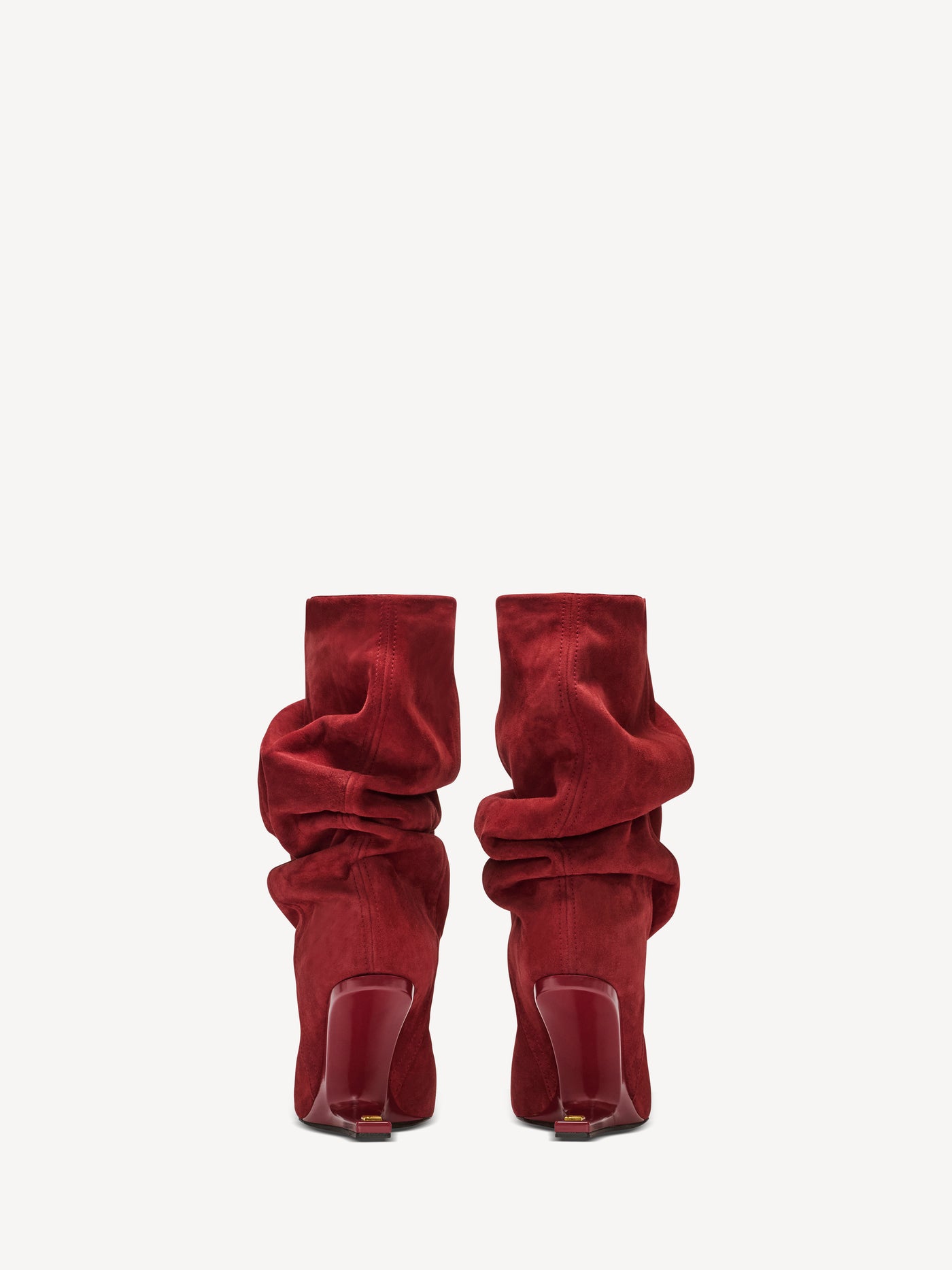 No Wedge suede ankle boots