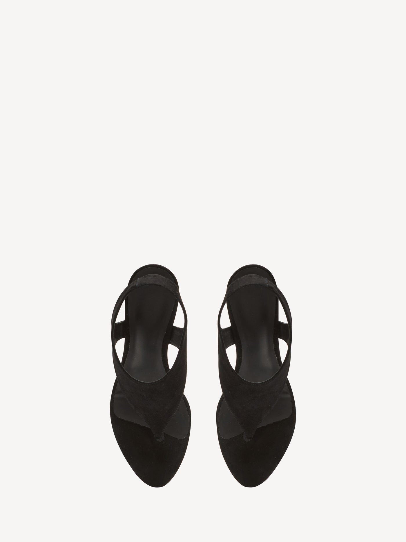 No Wedge suede sandals