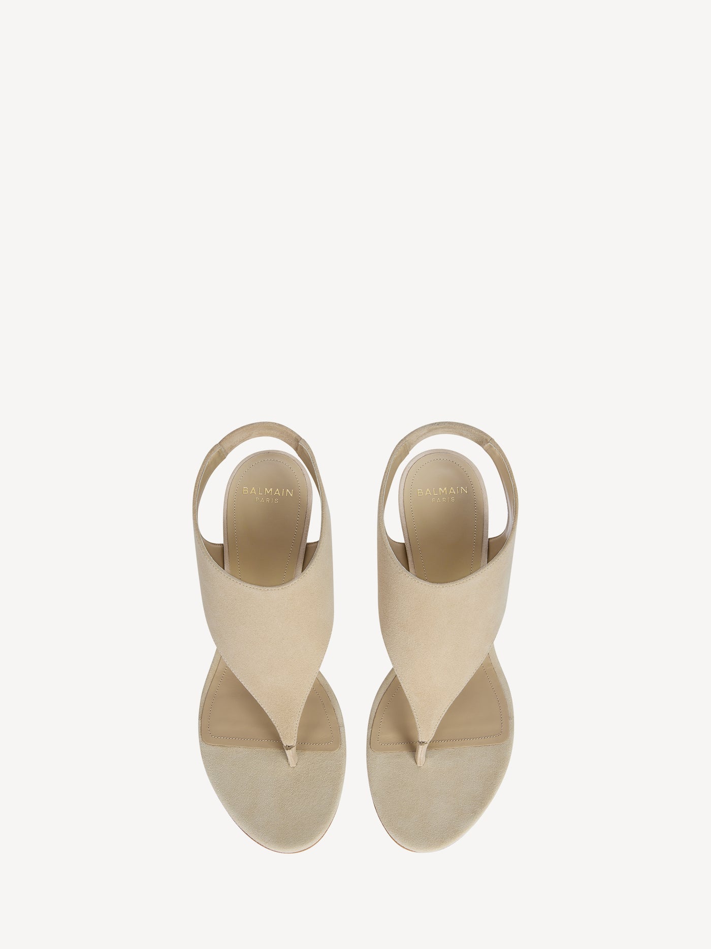 No Wedge suede sandals