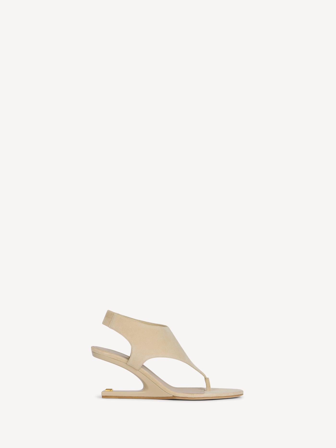 No Wedge suede sandals
