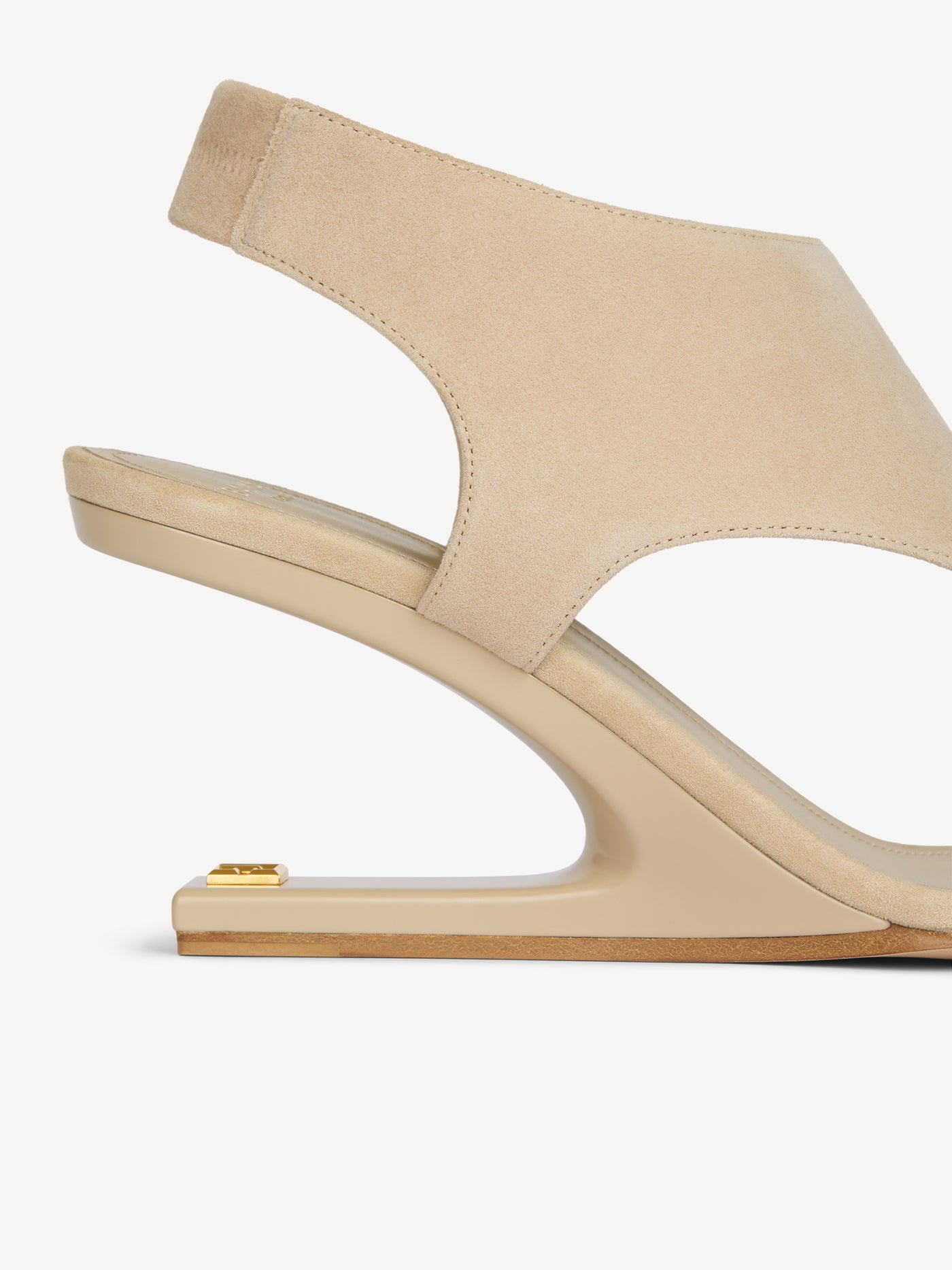 No Wedge suede sandals