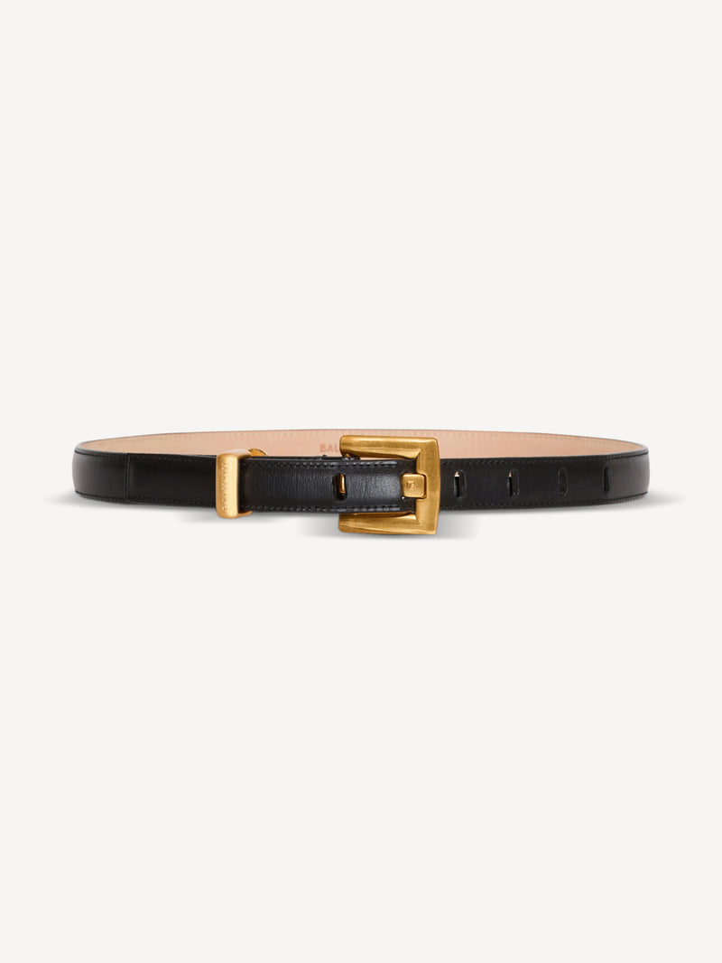 Ceinture Anthem en cuir lisse