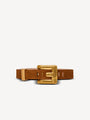 Anthem suede leather belt