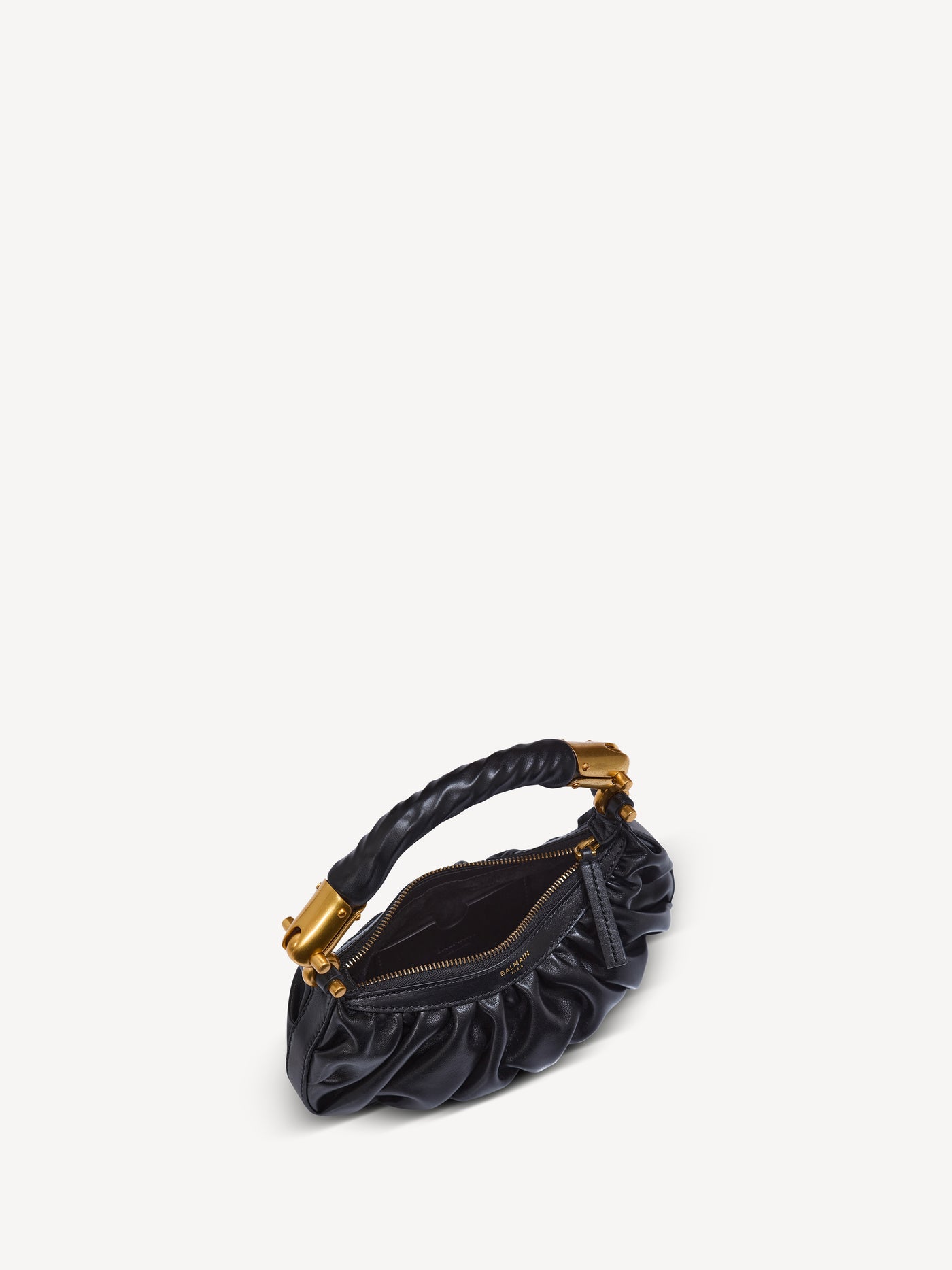 Ébène Mini bag in calfskin leather