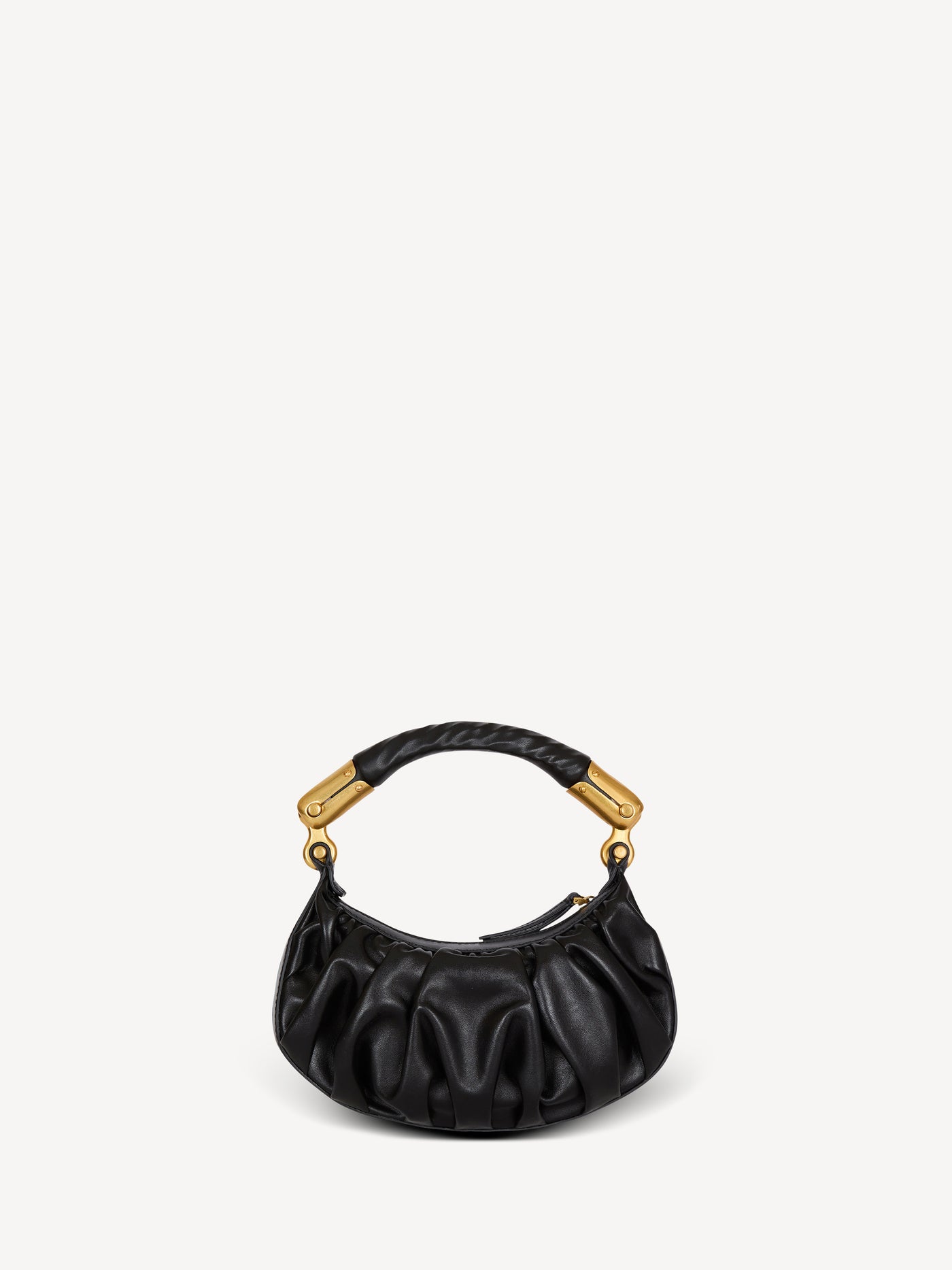 Ébène Mini bag in calfskin leather