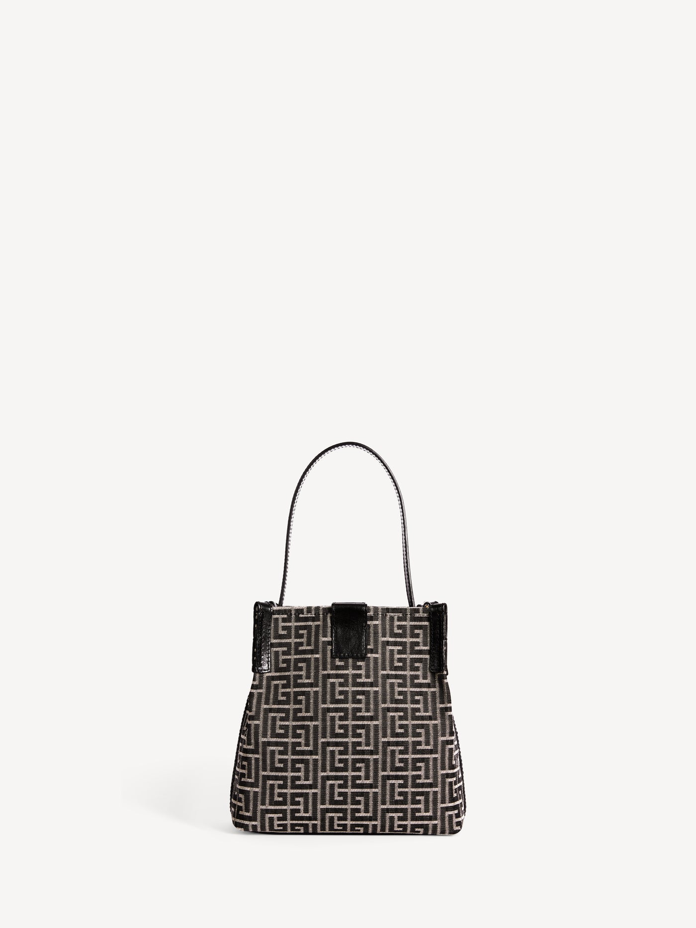 Release Bucket bag in jacquard and calfskin