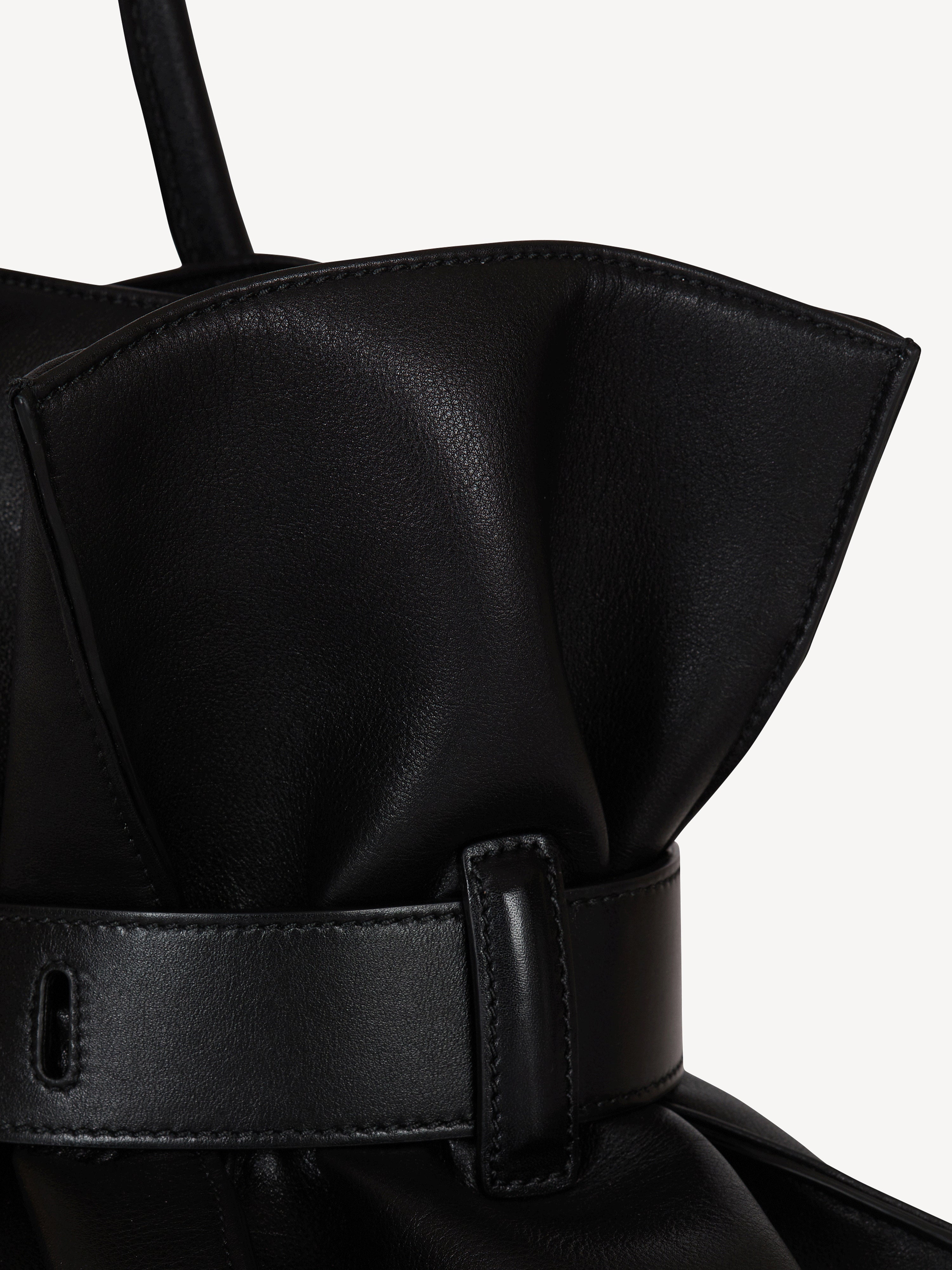 Large calfskin Anthem bag Black - Women I Balmain
