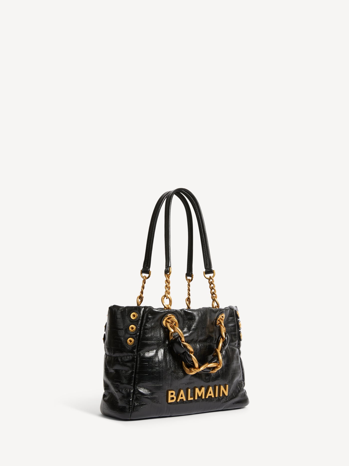 Small 1945 Soft tote bag in crackled calfskin