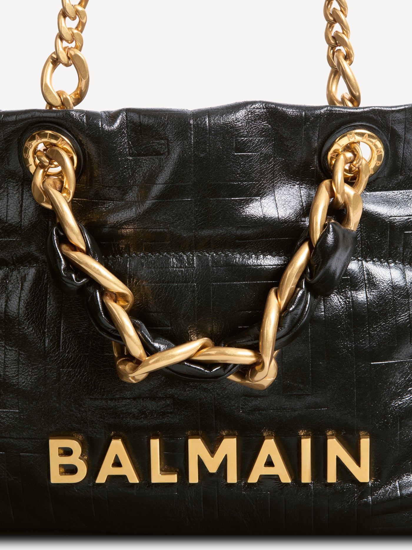 Small 1945 Soft tote bag in crackled calfskin
