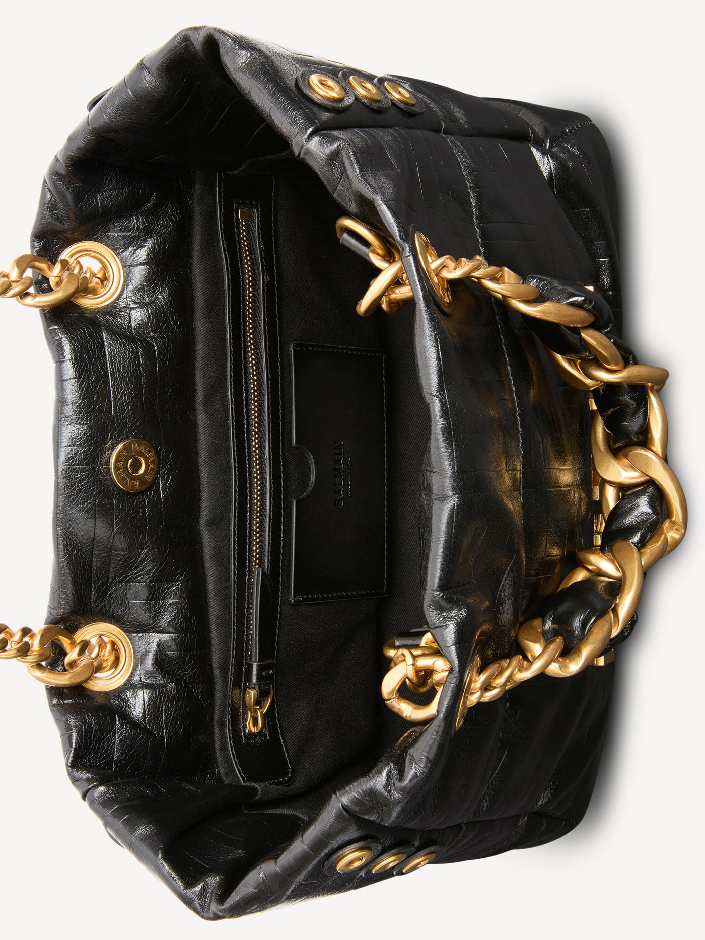 Small 1945 Soft tote bag in crackled calfskin
